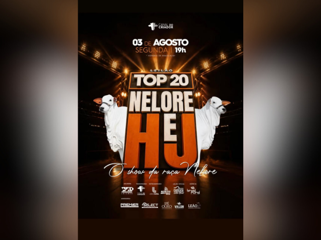 Leilão Top 20 Nelore Hej – O Show Da Raça Nelore