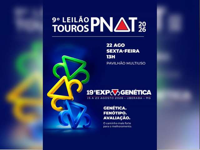 9° Leilão Touros PNAT 2026