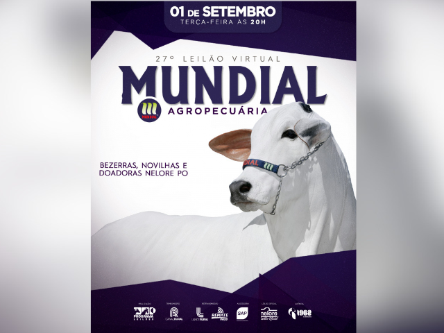 27° Leilão Virtual Mundial Agropecuária