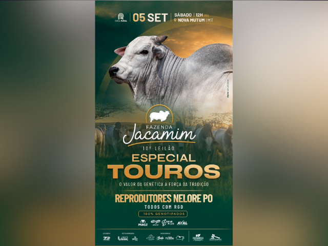 10º Leilão Especial Touros Fazenda Jacamim