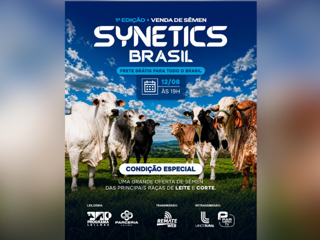 1ª Edição – Venda de Sêmen Synetics Brasil