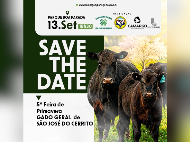 5ª Feira De Primavera De São Jorge Do Cerrito
