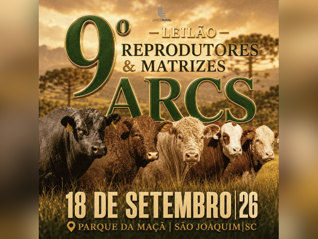 9º Leilão Reprodutores e Matrizes Arcs
