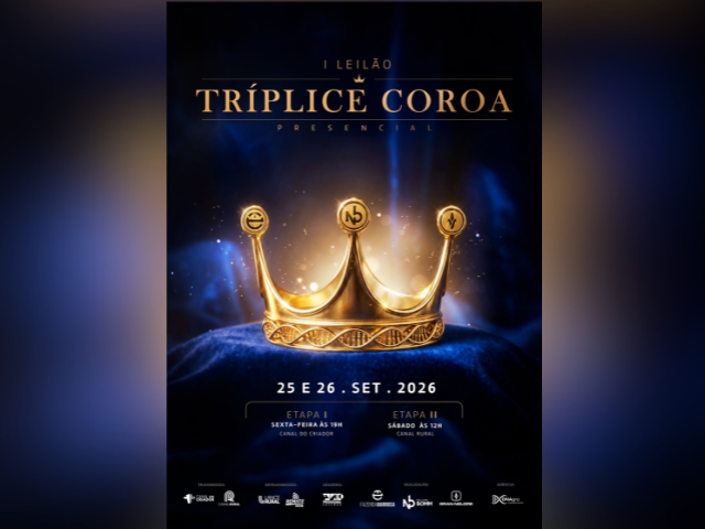 1° Leilão Tríplice Coroa Presencial – Etapa II