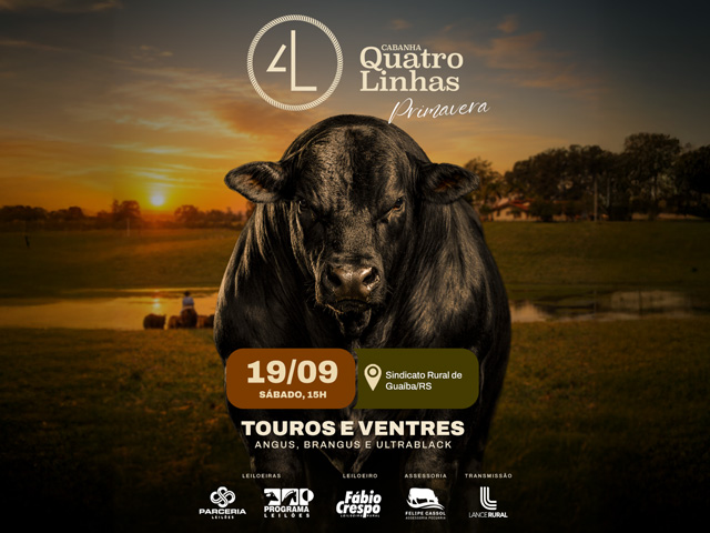 Leilão Cabanha Quatro Linhas – Edição Primavera
