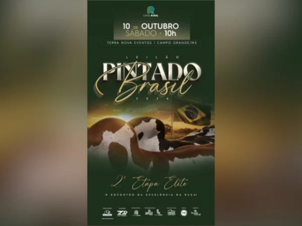Leilão Pintado Brasil 2026 – 2ª Etapa Elite