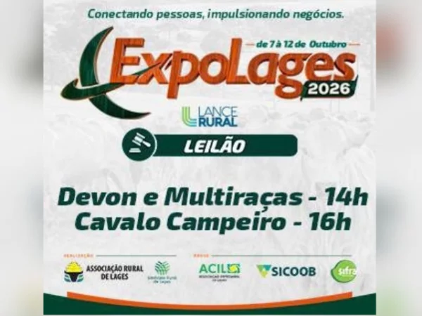 Expolages – Leilão Devon e Multiraças