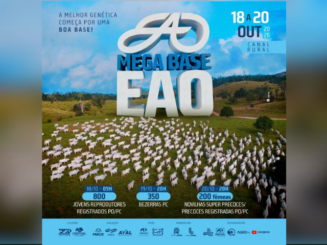 Leilão Mega Base EAO – Etapa Jovens Reprodutores