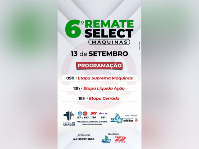 6º Remate Select Máquinas