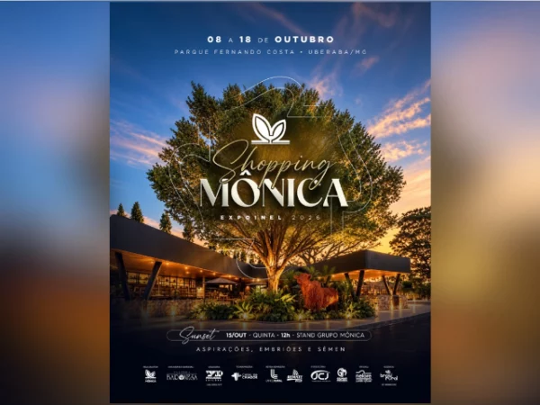 Shopping Mônica Expoinel 2026 – Sunset