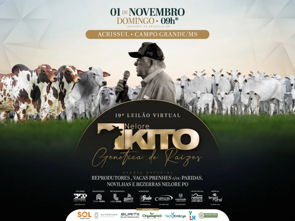 19º Leilão Nelore Kito – Genética De Raizes